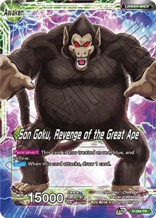 Image of Son Goku // Son Goku, Revenge of the Great Ape (P-264) - Promotion Cards Foil
