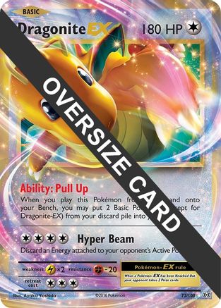 Image of Dragonite EX 072/108  - Holofoil Jumbo Cards - Promo