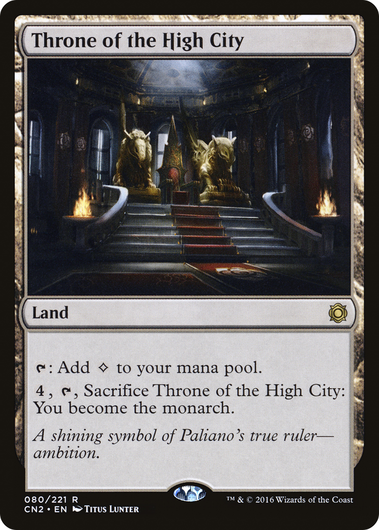 Image of Throne of the High City (CN2-080) - Conspiracy: Take the Crown Foil