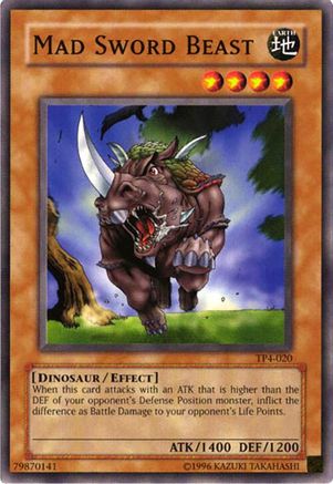 Image of Mad Sword Beast (TP4-020) - Tournament Pack 4 Unlimited
