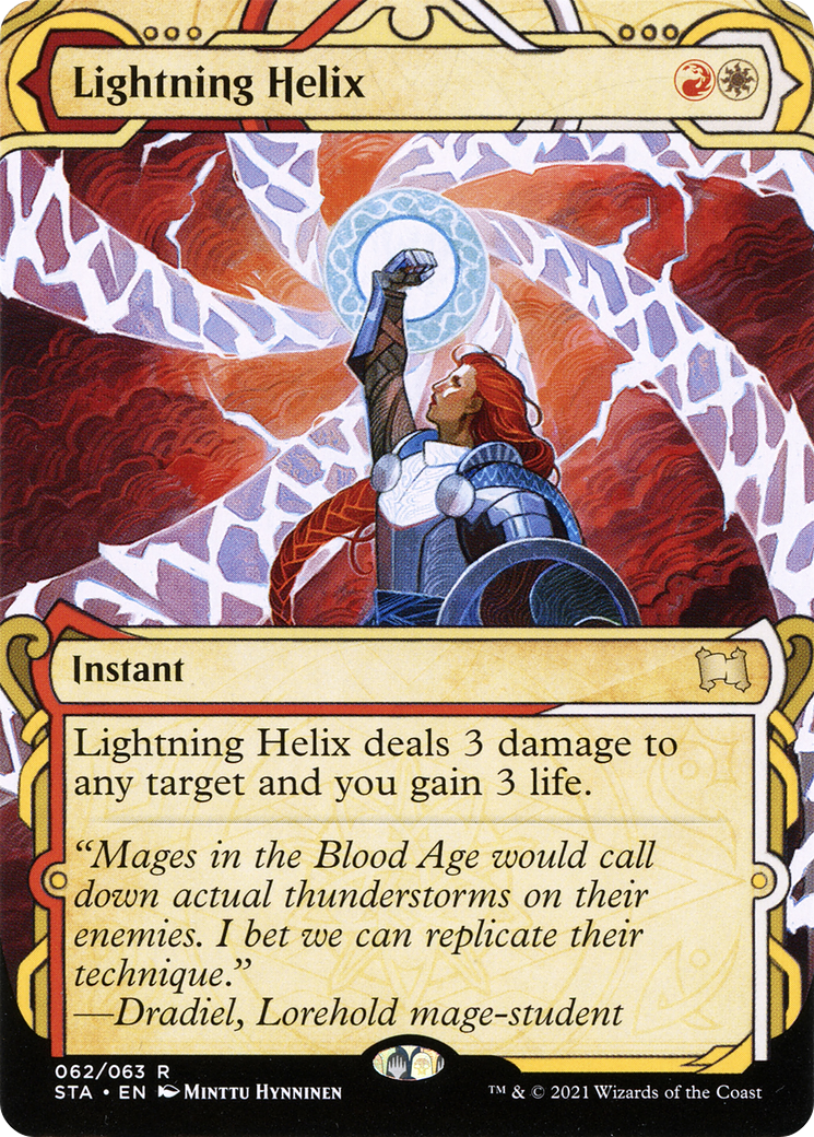 Image of Lightning Helix (STA-062) - Strixhaven Mystical Archive: (Showcase) (Borderless)