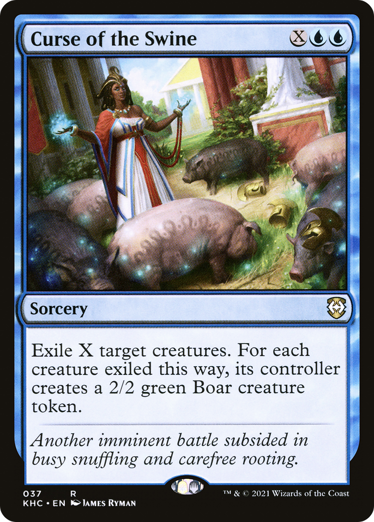 Image of Curse of the Swine (KHC-037) - Kaldheim Commander