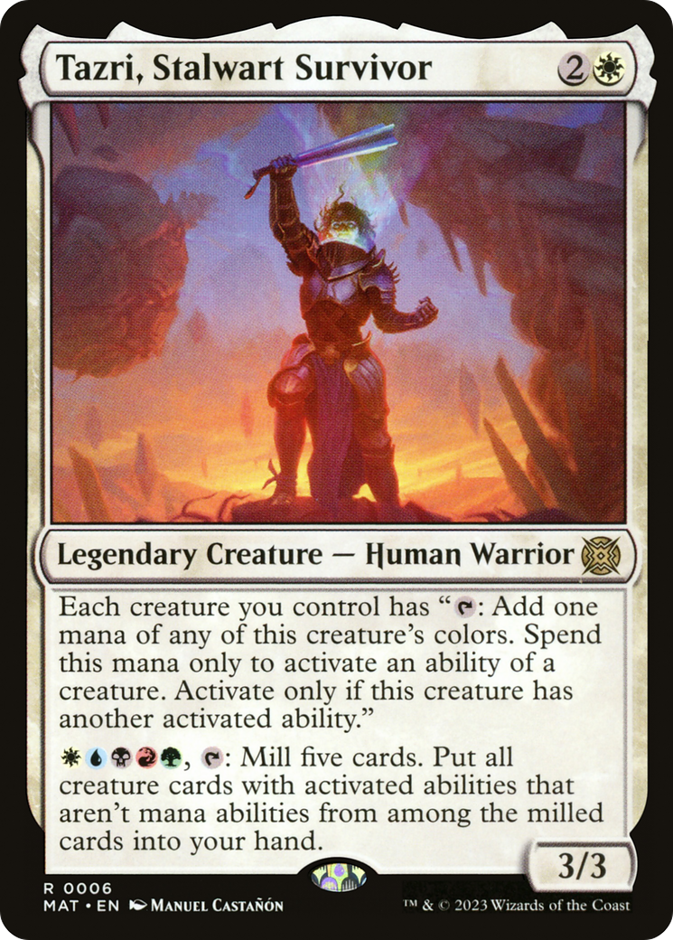 Image of Tazri, Stalwart Survivor (MAT-006) - March of the Machine: The Aftermath
