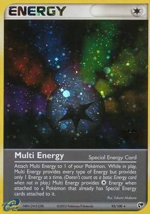 Image of Multi Energy (Special) 93/100 (League Promo) 093/100  - Holofoil League & Championship Cards - Promo