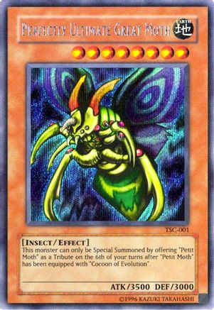 Image of Perfectly Ultimate Great Moth (The Sacred Cards) (TSC-001) - Yu-Gi-Oh! Video Game Promotional Cards Limited
