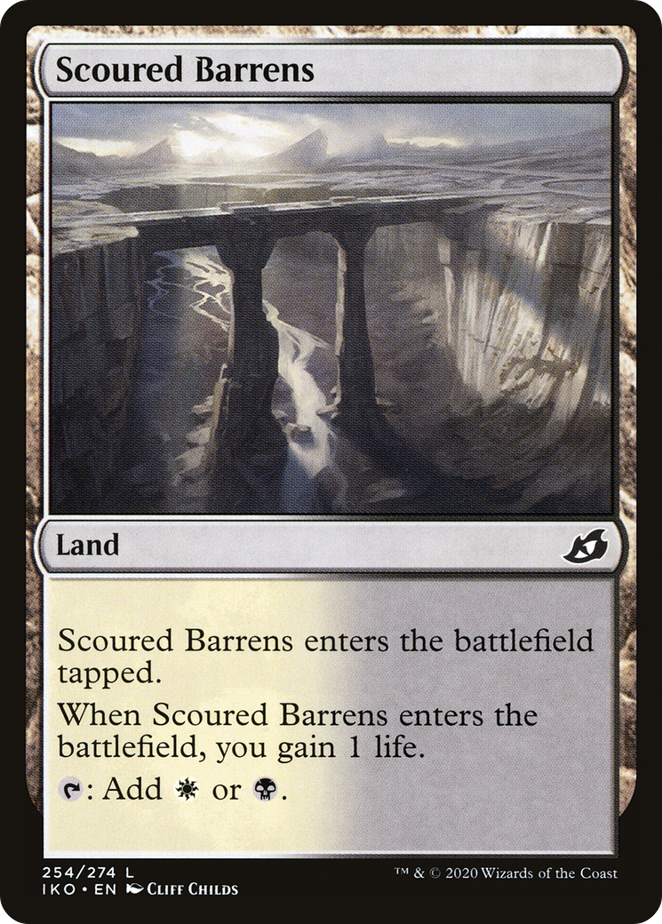 Image of Scoured Barrens (IKO-254) - Ikoria: Lair of Behemoths