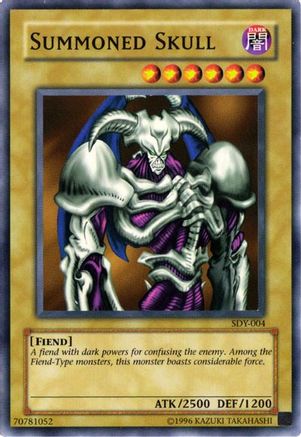Image of Summoned Skull (Sample Promo) (SDY-004) - Starter Deck: Yugi Unlimited