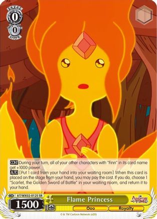 Image of Flame Princess (SR) (AT/WX02-012S SR) - Adventure Time