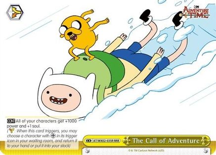 Image of The Call of Adventure (RRR) (AT/WX02-035R RRR) - Adventure Time