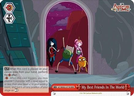 Image of My Best Friends In The World (RRR) (AT/WX02-071R RRR) - Adventure Time