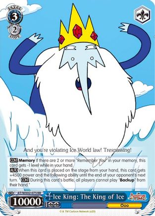 Image of Ice King: The King of Ice (AT/WX02-075 RR) - Adventure Time