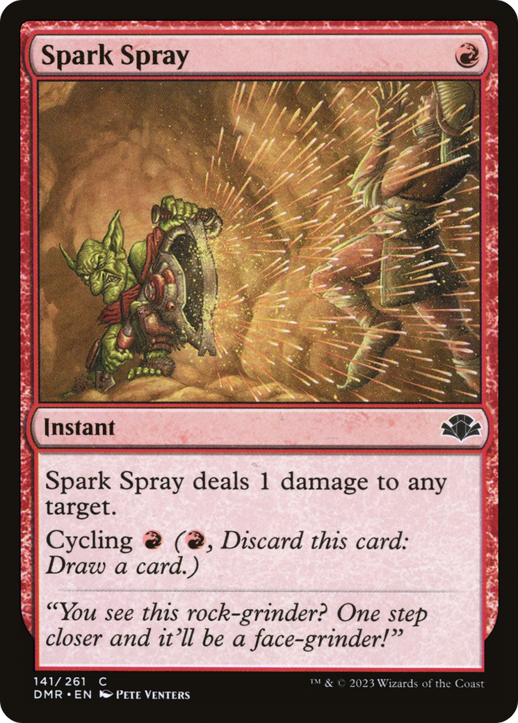 Image of Spark Spray (DMR-141) - Dominaria Remastered