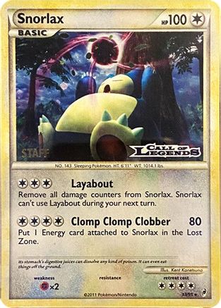 Image of Snorlax 033/95  - Holofoil Nintendo Promos - Promo