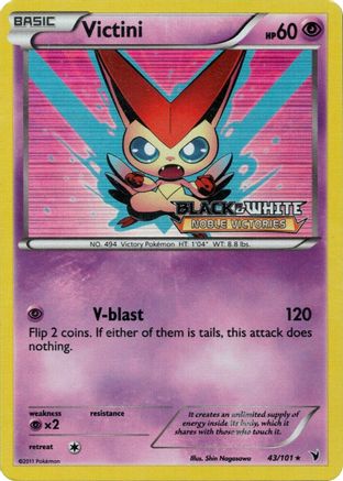 Image of Victini 043/101  - Holofoil Black and White Promos - Promo