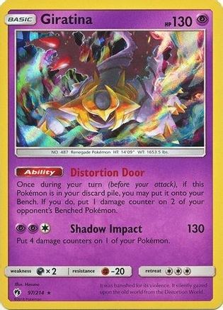 Image of Giratina 097/214  - Holofoil Blister Exclusives - Promo