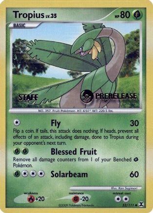 Image of Tropius 052/111  Nintendo Promos - Promo