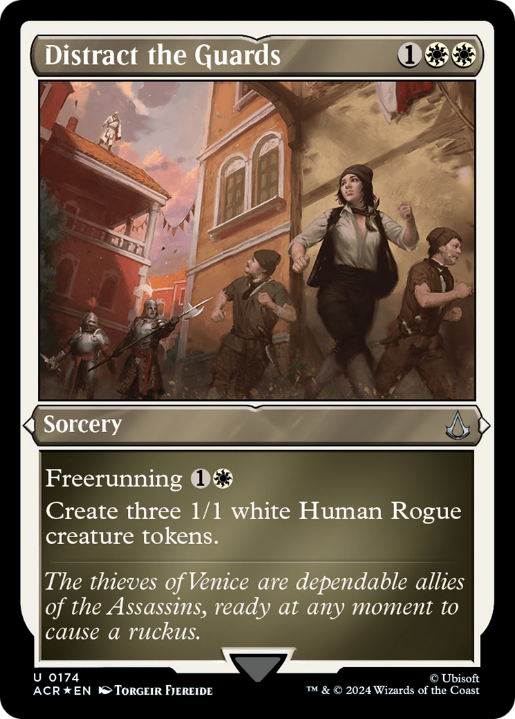 Image of Distract the Guards (ACR-174) - Assassin's Creed Etched Foil