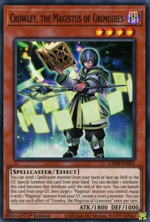 Image of Crowley, the Magistus of Grimoires (GEIM-EN001) - Genesis Impact 1st Edition
