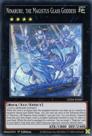 Image of Ninaruru, the Magistus Glass Goddess (GEIM-EN007) - Genesis Impact 1st Edition