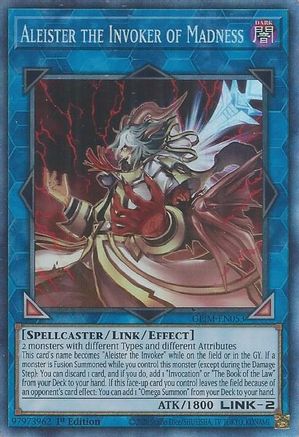 Image of Aleister the Invoker of Madness (CR) (GEIM-EN053) - Genesis Impact 1st Edition
