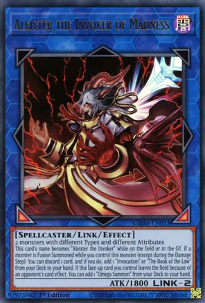 Image of Aleister the Invoker of Madness (GEIM-EN053) - Genesis Impact 1st Edition