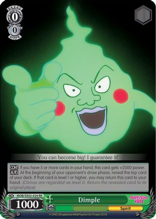 Image of Dimple (MOB/SX02-024 RR) - Mob Psycho 100