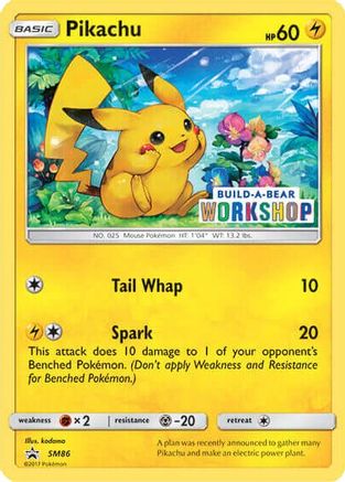 Image of Pikachu SM86  Miscellaneous Cards & Products - Promo
