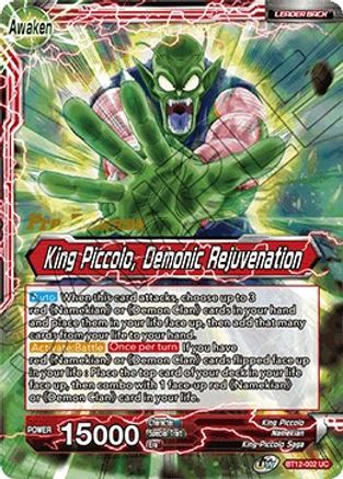 Image of King Piccolo // King Piccolo, Demonic Rejuvenation (BT12-002) - Vicious Rejuvenation
