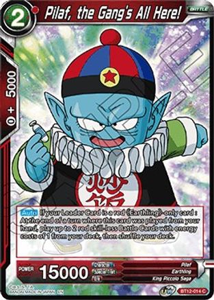 Image of Pilaf, the Gang's All Here! (BT12-014) - Vicious Rejuvenation
