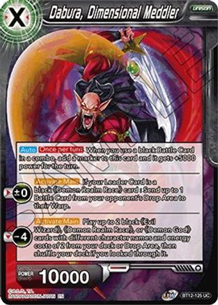 Image of Dabura, Dimensional Meddler (BT12-125) - Vicious Rejuvenation