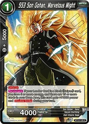 Image of SS3 Son Gohan, Marvelous Might (BT12-129) - Vicious Rejuvenation Foil