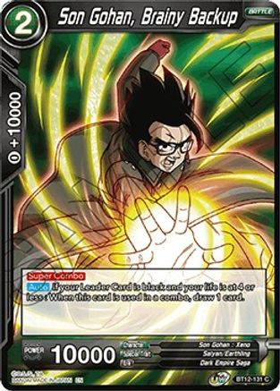 Image of Son Gohan, Brainy Backup (BT12-131) - Vicious Rejuvenation Foil