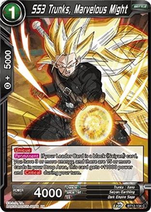 Image of SS3 Trunks, Marvelous Might (BT12-134) - Vicious Rejuvenation Foil