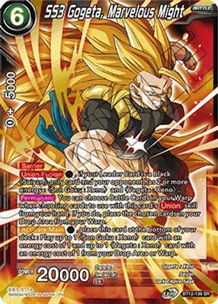 Image of SS3 Gogeta, Marvelous Might (BT12-136) - Vicious Rejuvenation