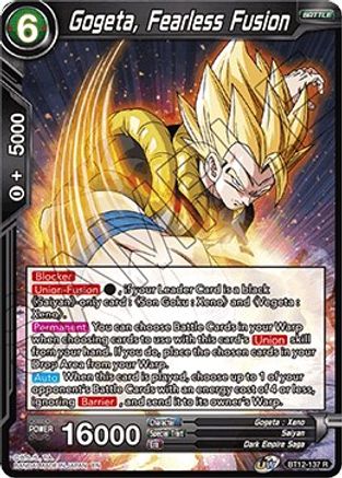 Image of Gogeta, Fearless Fusion (BT12-137) - Vicious Rejuvenation
