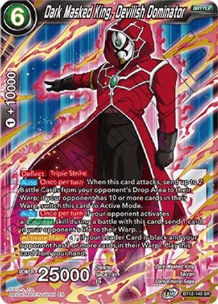 Image of Dark Masked King, Devilish Dominator (BT12-140) - Vicious Rejuvenation