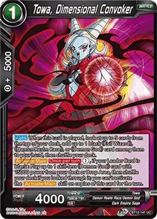 Image of Towa, Dimensional Convoker (BT12-141) - Vicious Rejuvenation Foil