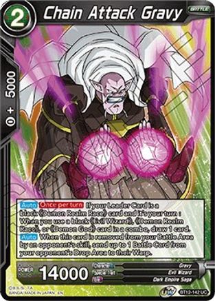 Image of Chain Attack Gravy (BT12-142) - Vicious Rejuvenation Foil