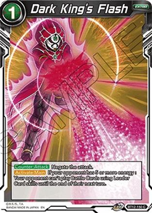 Image of Dark King's Flash (BT12-150) - Vicious Rejuvenation