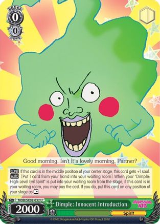 Image of Dimple: Innocent Introduction (MOB/SX02-032 U) - Mob Psycho 100