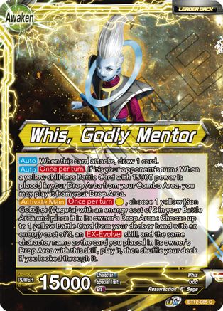 Image of Whis // Whis, Godly Mentor (BT12-085) - Vicious Rejuvenation