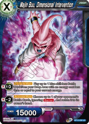 Image of Majin Buu, Dimensional Intervention (BT12-030) - Vicious Rejuvenation Foil