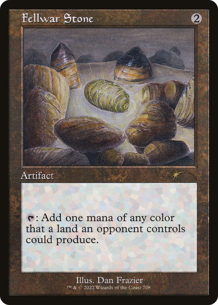 Image of Fellwar Stone (SLD-708) - Secret Lair Drop Etched Foil