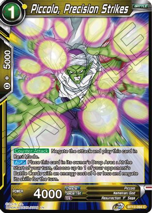 Image of Piccolo, Precision Strikes (BT12-094) - Vicious Rejuvenation