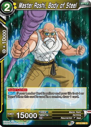 Image of Master Roshi, Body of Steel (BT12-096) - Vicious Rejuvenation