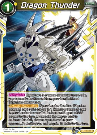Image of Dragon Thunder (BT12-120) - Vicious Rejuvenation Foil
