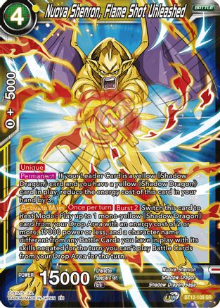 Image of Nuova Shenron, Flame Shot Unleashed (BT12-109) - Vicious Rejuvenation