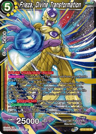 Image of Frieza, Divine Transformation (BT12-100) - Vicious Rejuvenation
