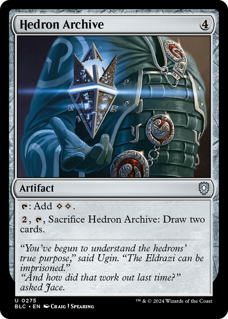Image of Hedron Archive (BLC-275) - Bloomburrow Commander
