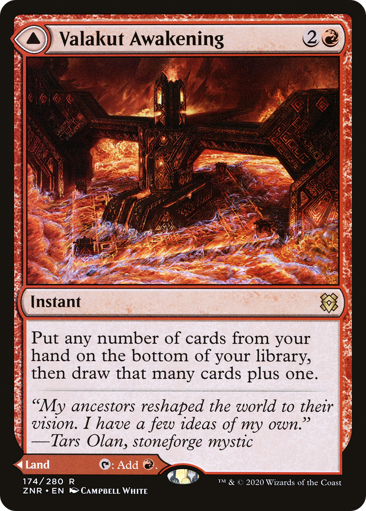 Image of Valakut Awakening (ZNR-174) - Zendikar Rising Foil